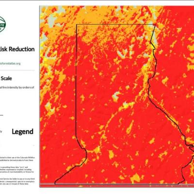 Fireintensityscalemap
